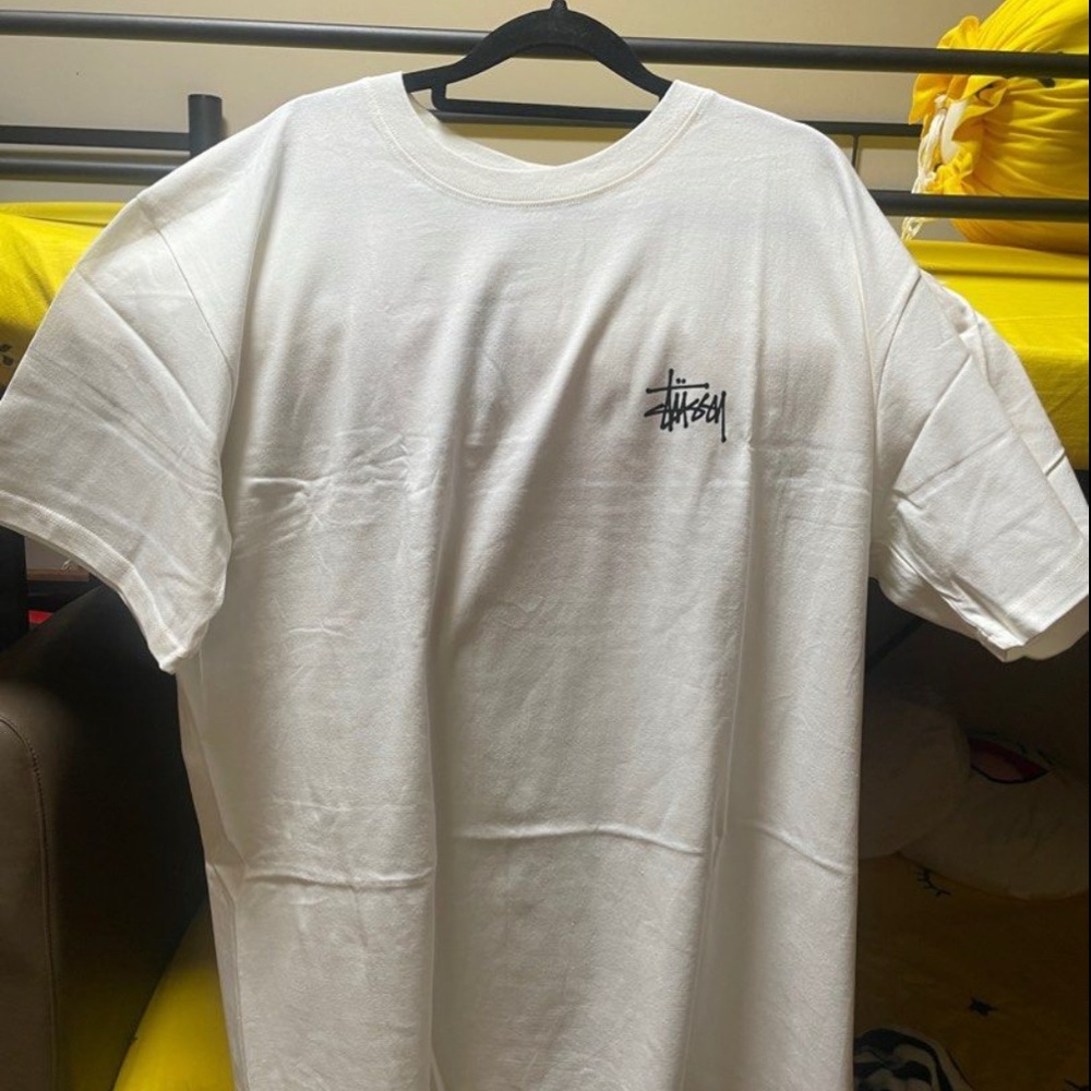 Stussy Classic White Tee with Logo